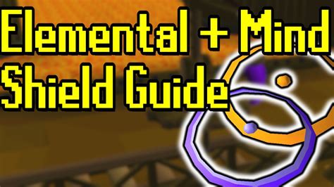 osrs mind shield|Easy elemental/mind shield guide .